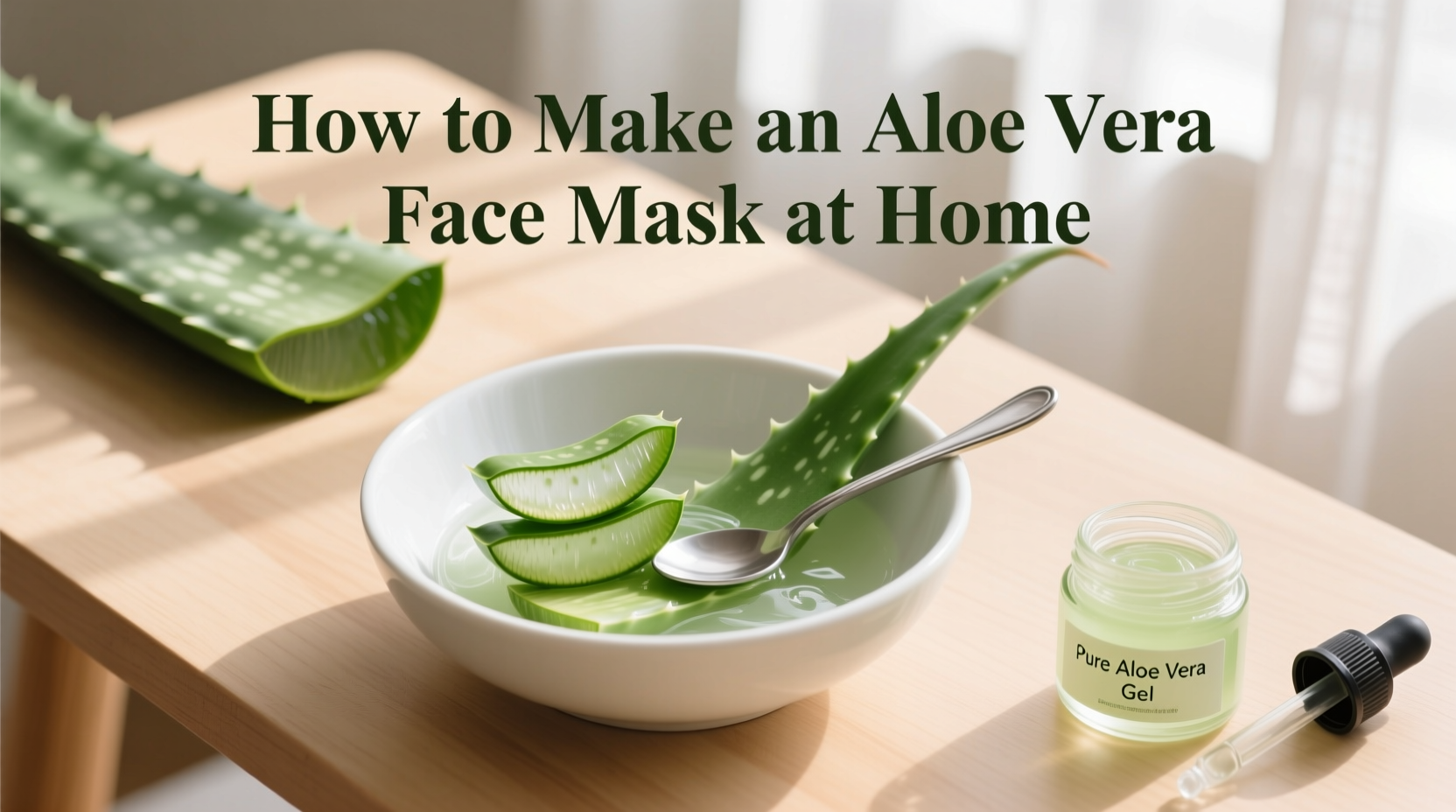 How to Make an Aloe Vera Face Mask at Home