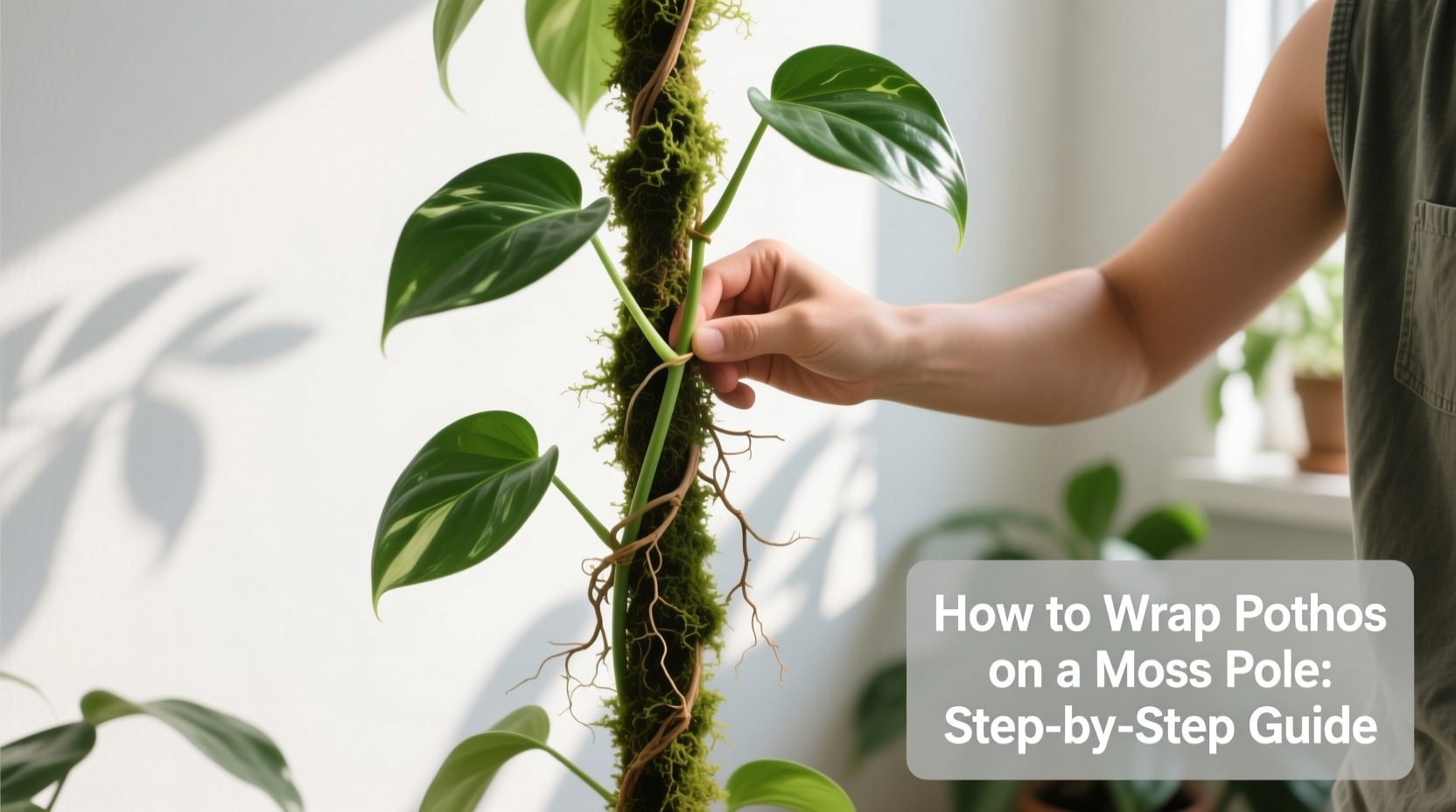 How to Wrap Pothos on a Moss Pole: Step-by-Step Guide
