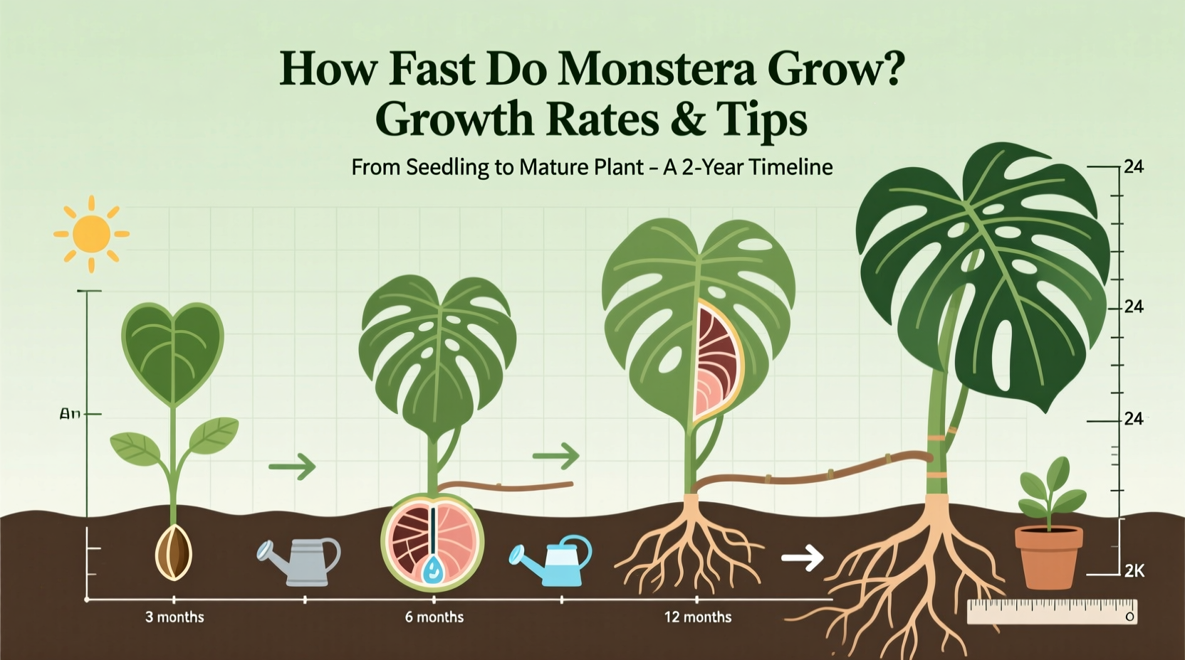 How Fast Do Monstera Grow? Growth Rates & Tips