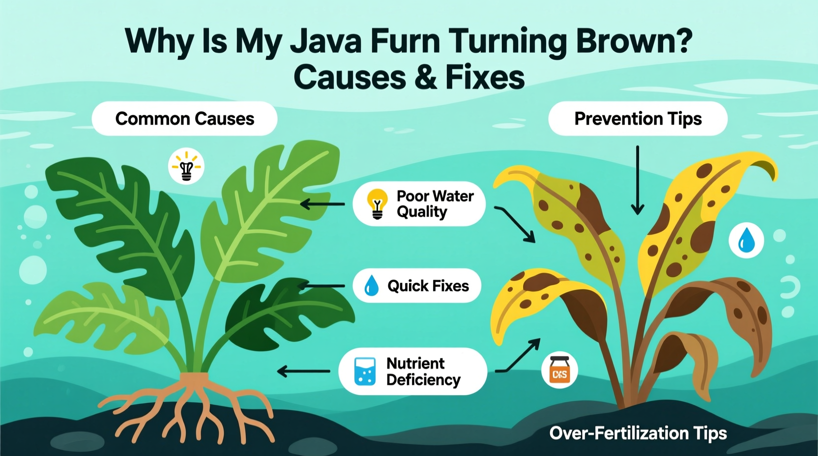 Why Is My Java Fern Turning Brown? Causes & Fixes