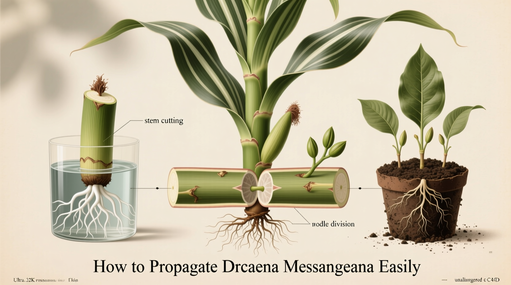 How to Propagate Dracaena Massangeana Easily
