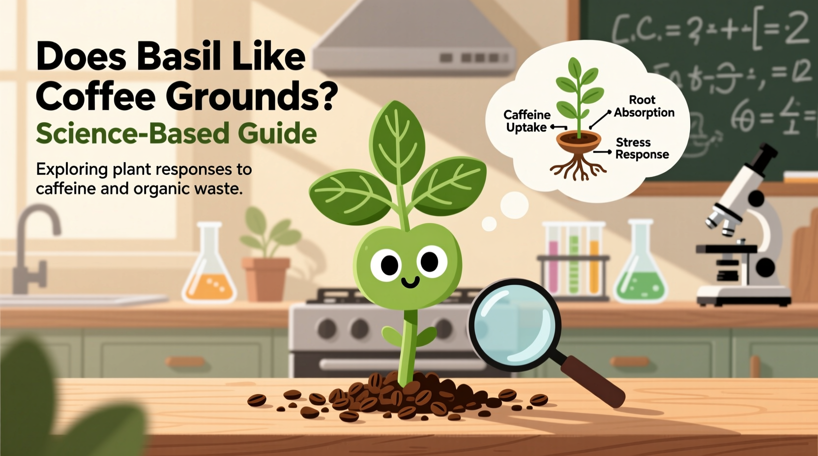 Does Basil Like Coffee Grounds? Science-Based Guide