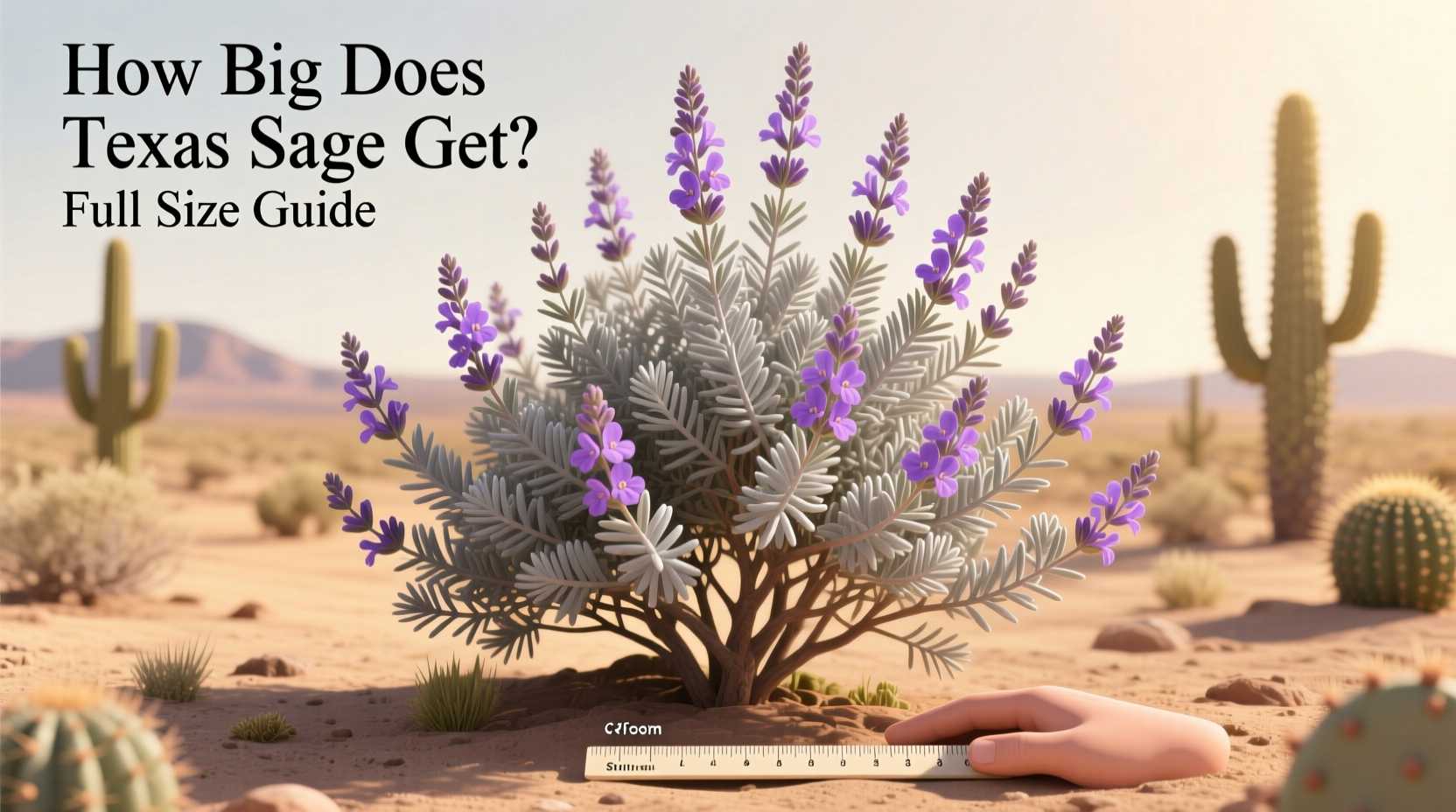 How Big Does Texas Sage Get? Full Size Guide