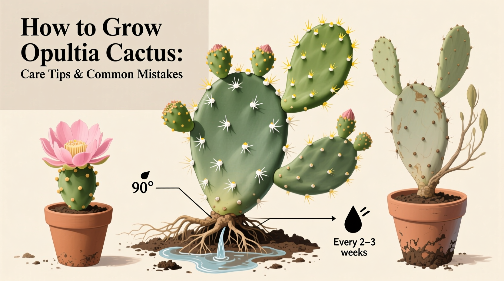 How to Grow Opuntia Cactus: Care Tips & Common Mistakes
