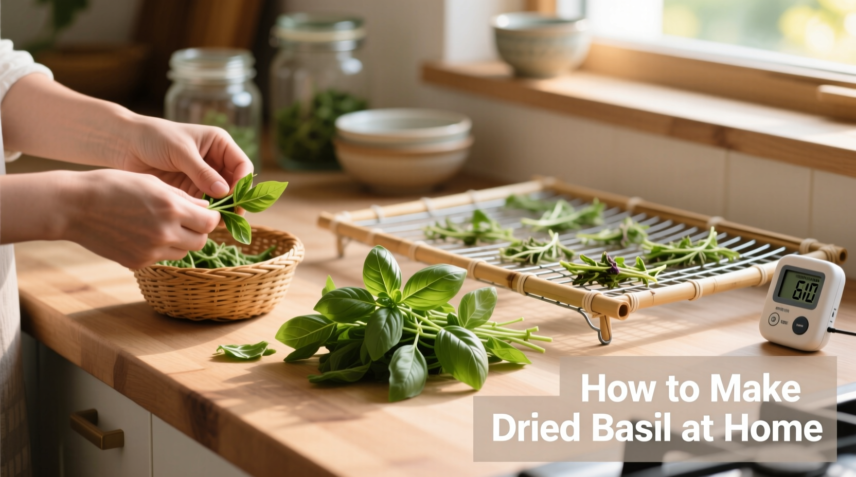How to Make Dried Basil at Home