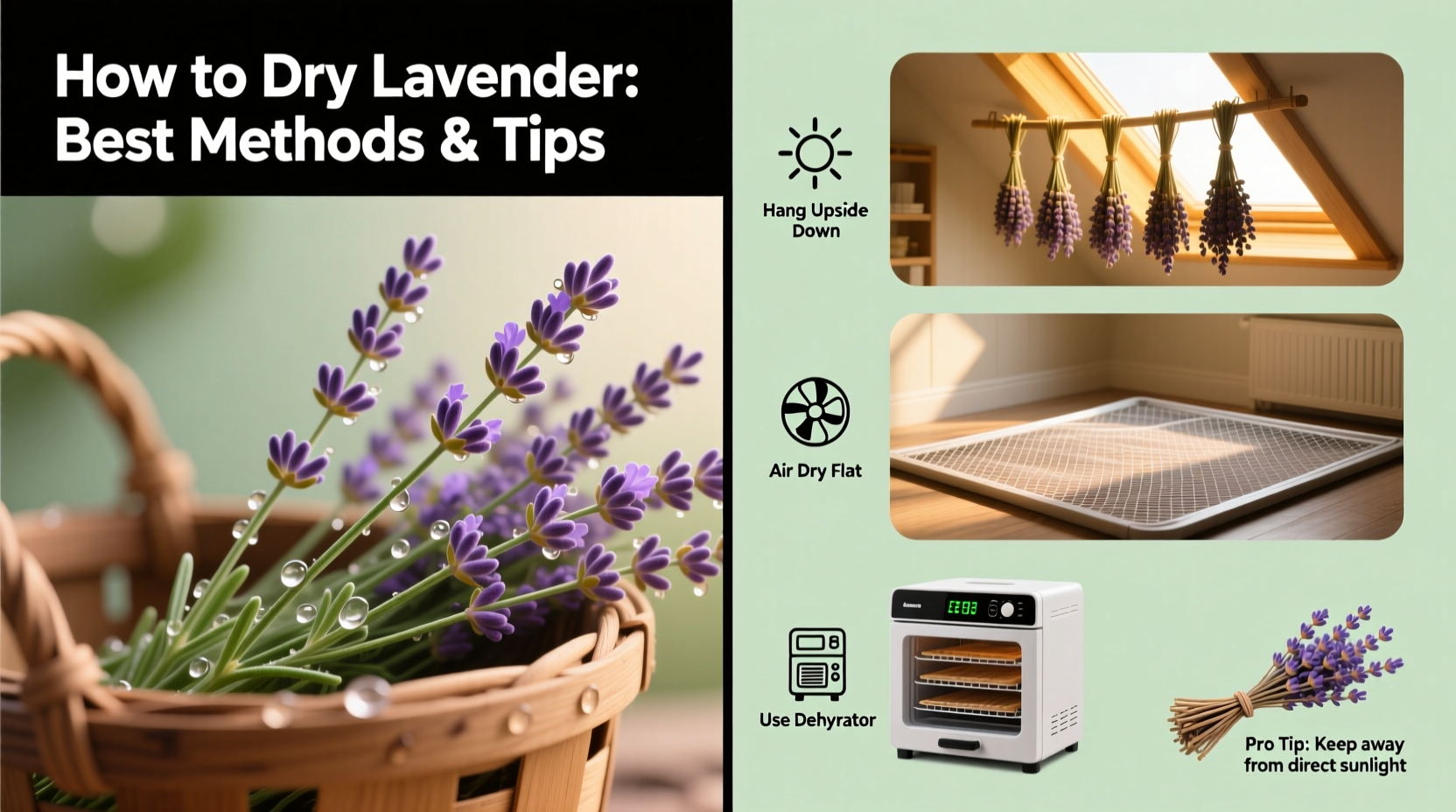 How to Dry Lavender: Best Methods & Tips