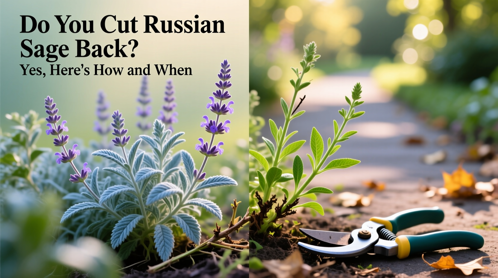 Do You Cut Russian Sage Back? Yes, Here's How and When