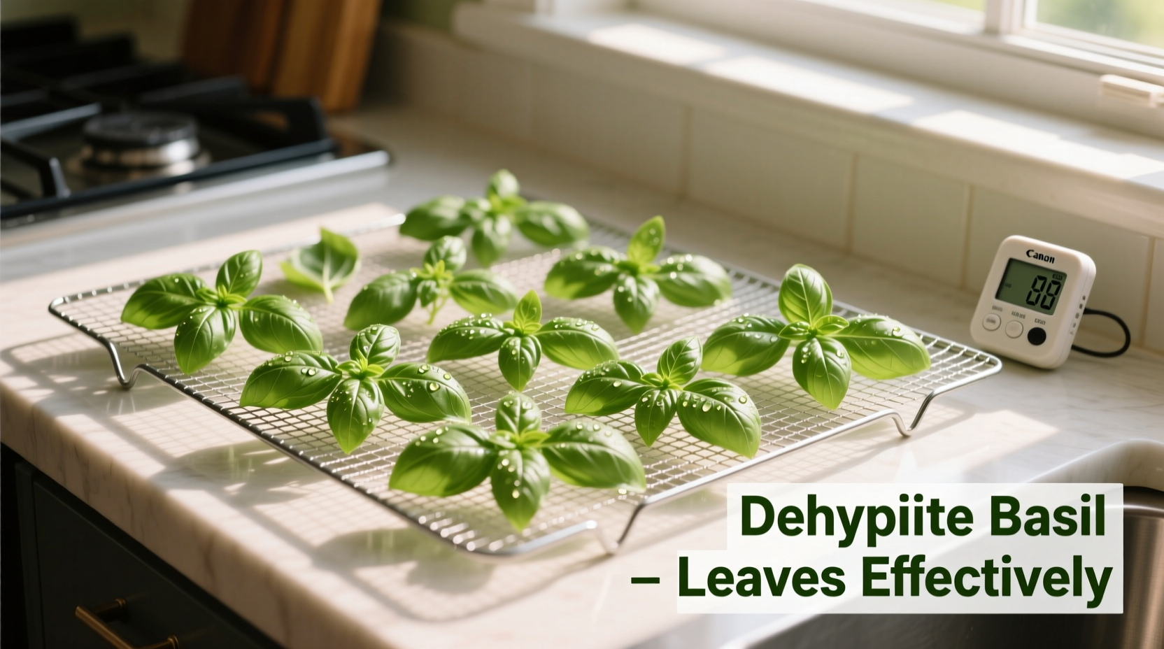How to Dehydrate Basil Leaves Effectively