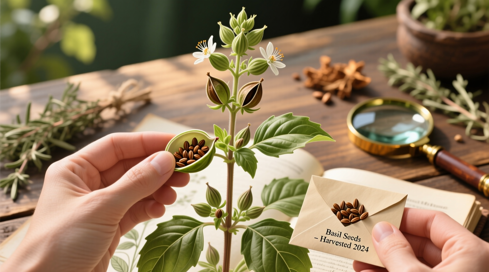 How to Save Seeds from Basil Plant