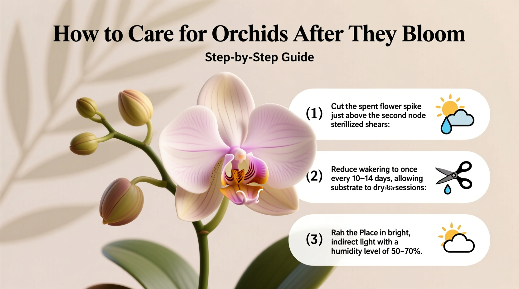 How to Care for Orchids After They Bloom