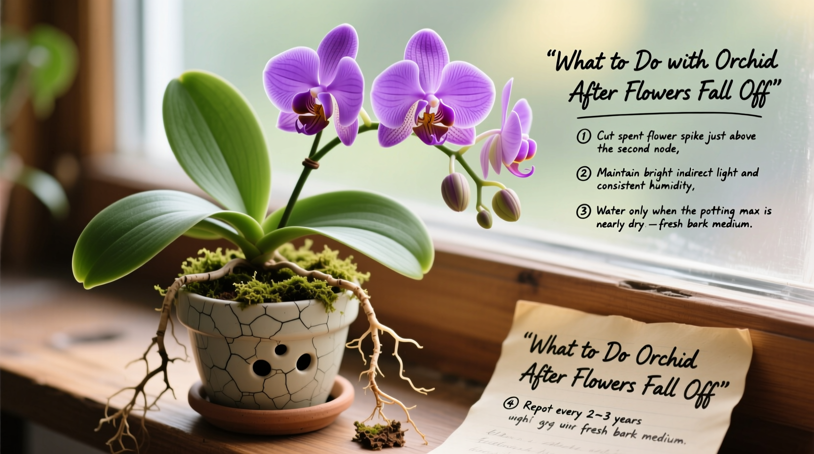 What to Do with Orchid After Flowers Fall Off