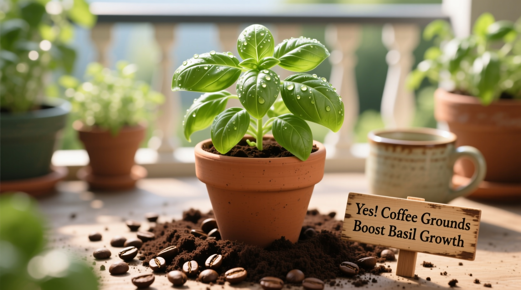 Are Coffee Grounds Good for Basil Plants?