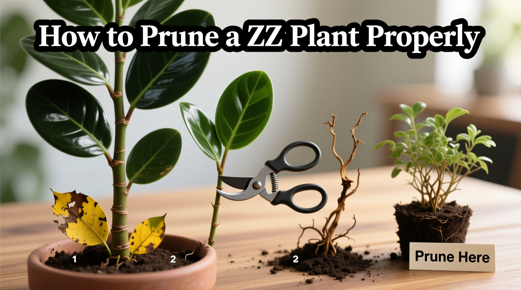 How to Prune a ZZ Plant Properly