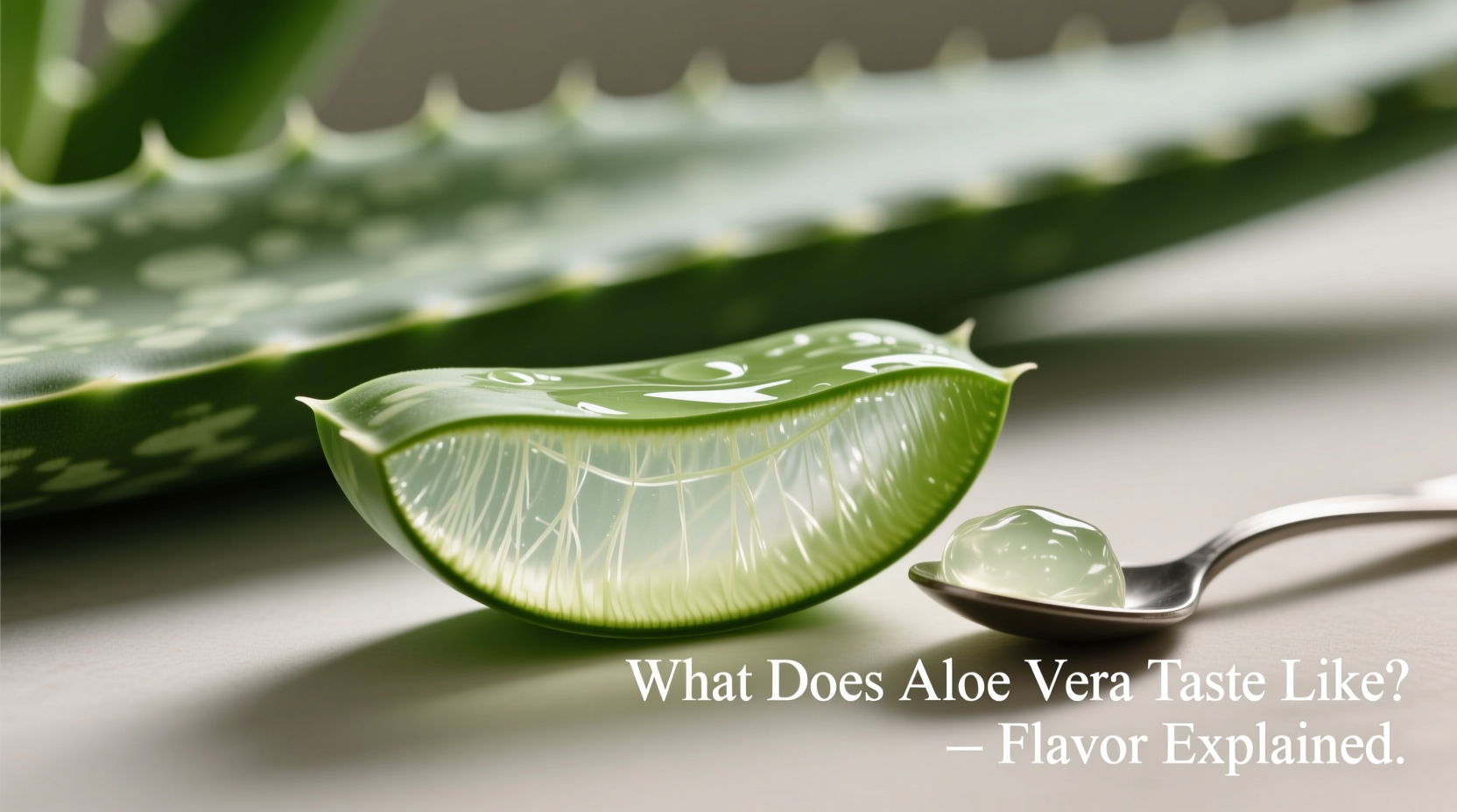 What Does Aloe Vera Taste Like? Flavor Explained