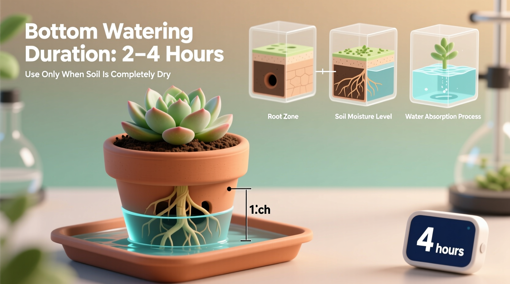 How Long to Bottom Water Succulents: Expert Guide