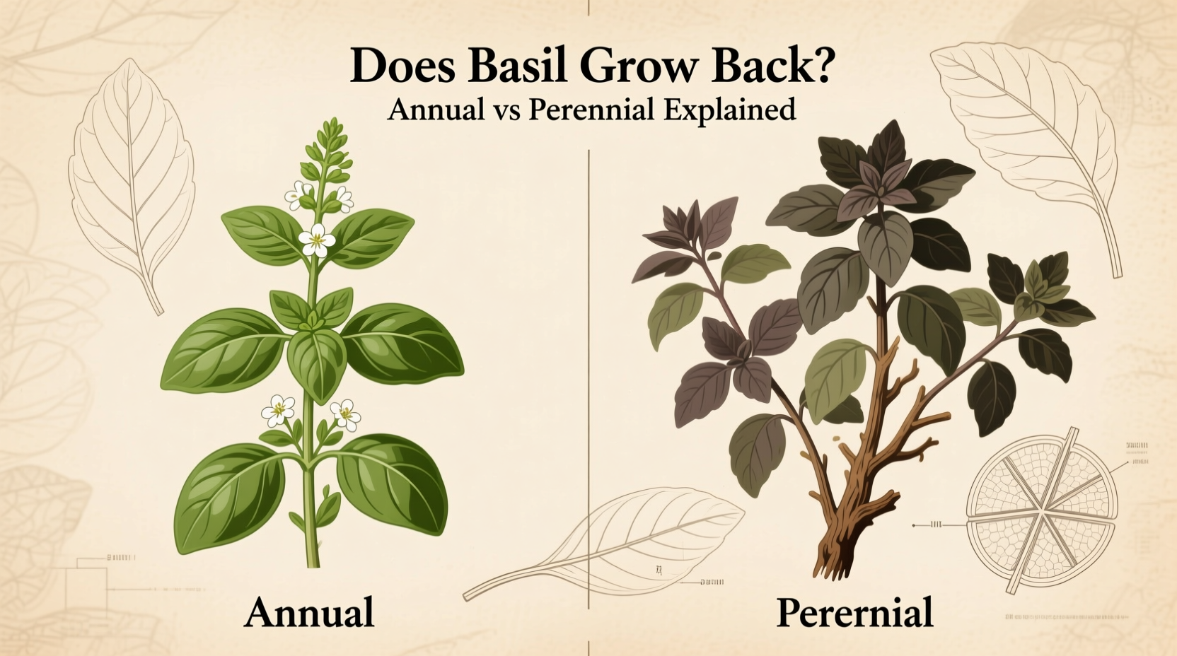 Does Basil Grow Back? Annual vs Perennial Explained