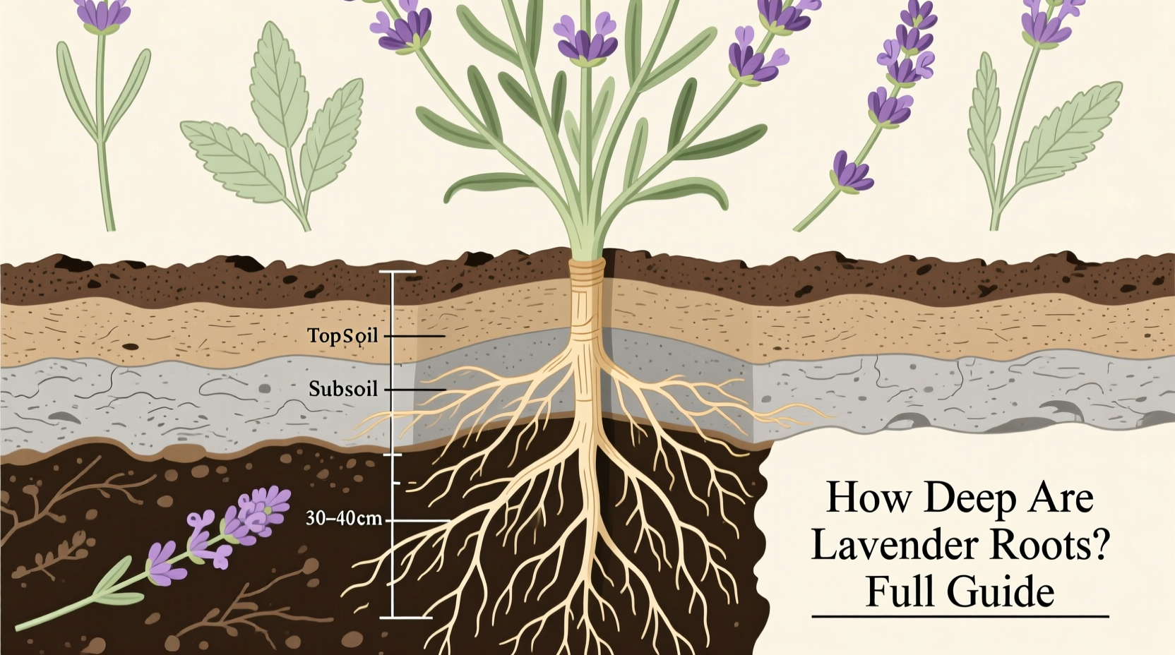 How Deep Are Lavender Roots? Full Guide