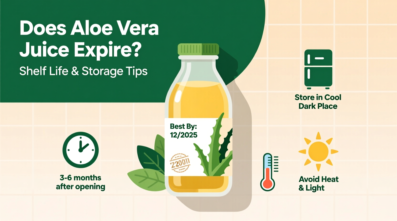 Does Aloe Vera Juice Expire? Shelf Life & Storage Tips