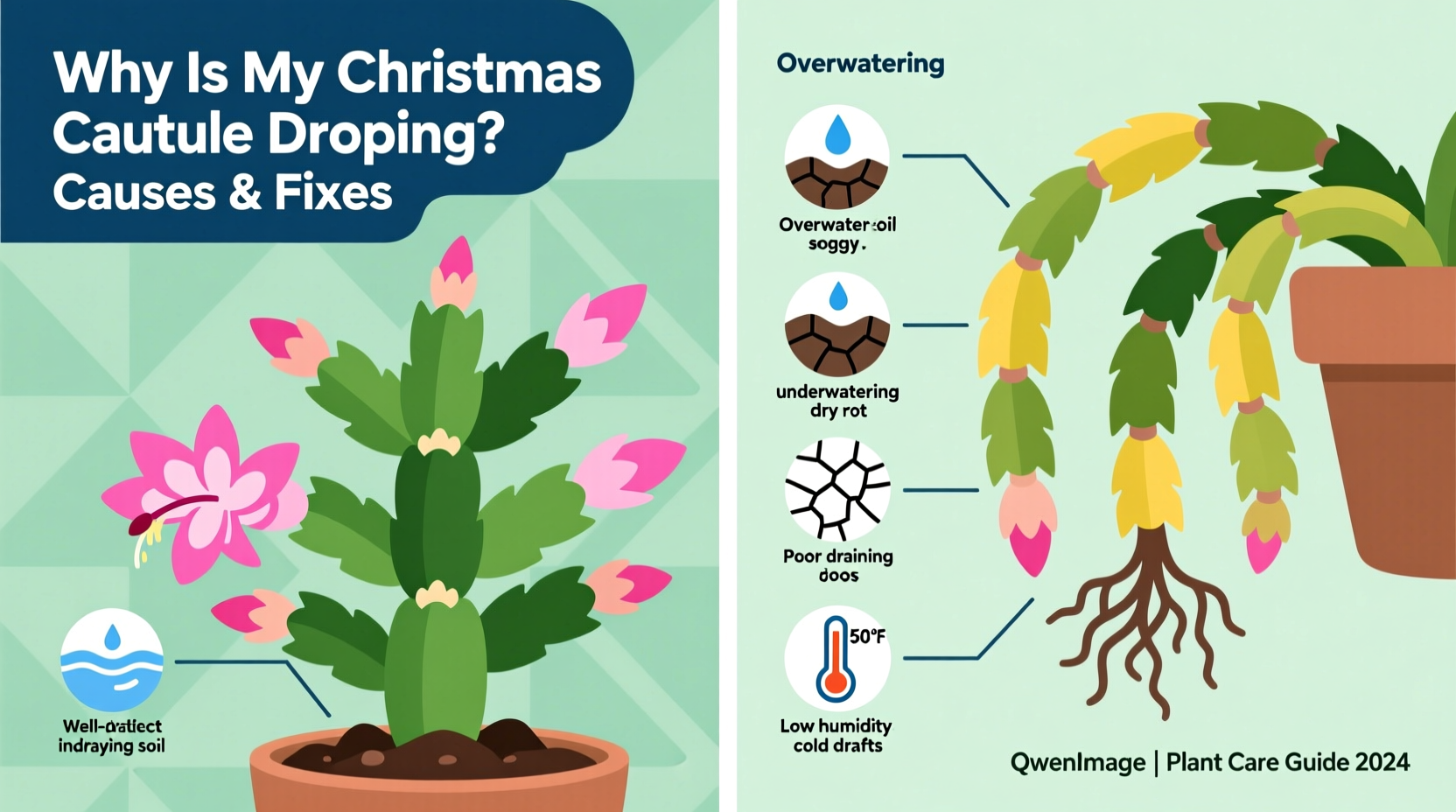 Why Is My Christmas Cactus Drooping? Causes & Fixes