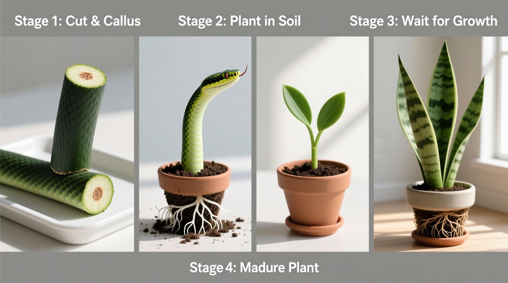 How to Plant Snake Plant Cuttings Successfully