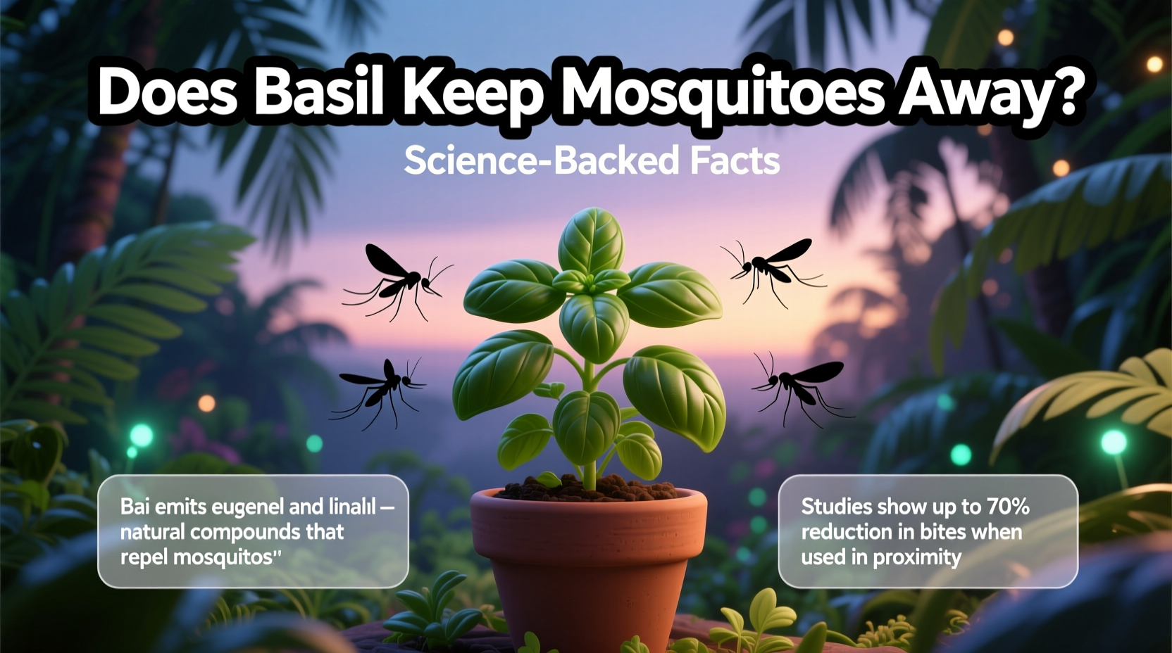 Does Basil Keep Mosquitoes Away? Science-Backed Facts