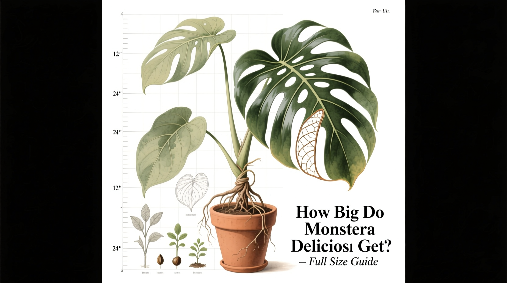 How Big Do Monstera Deliciosa Get? Full Size Guide