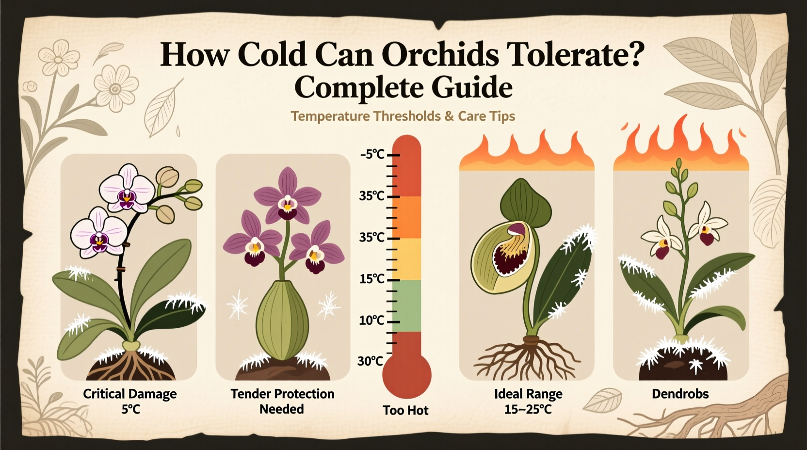 How Cold Can Orchids Tolerate? Complete Guide