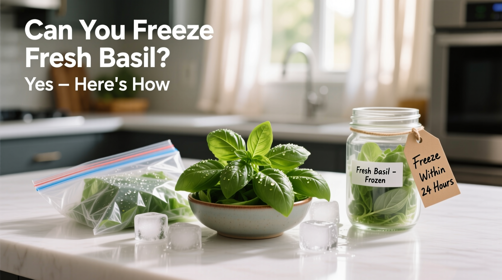 Can You Freeze Fresh Basil? Yes – Here's How