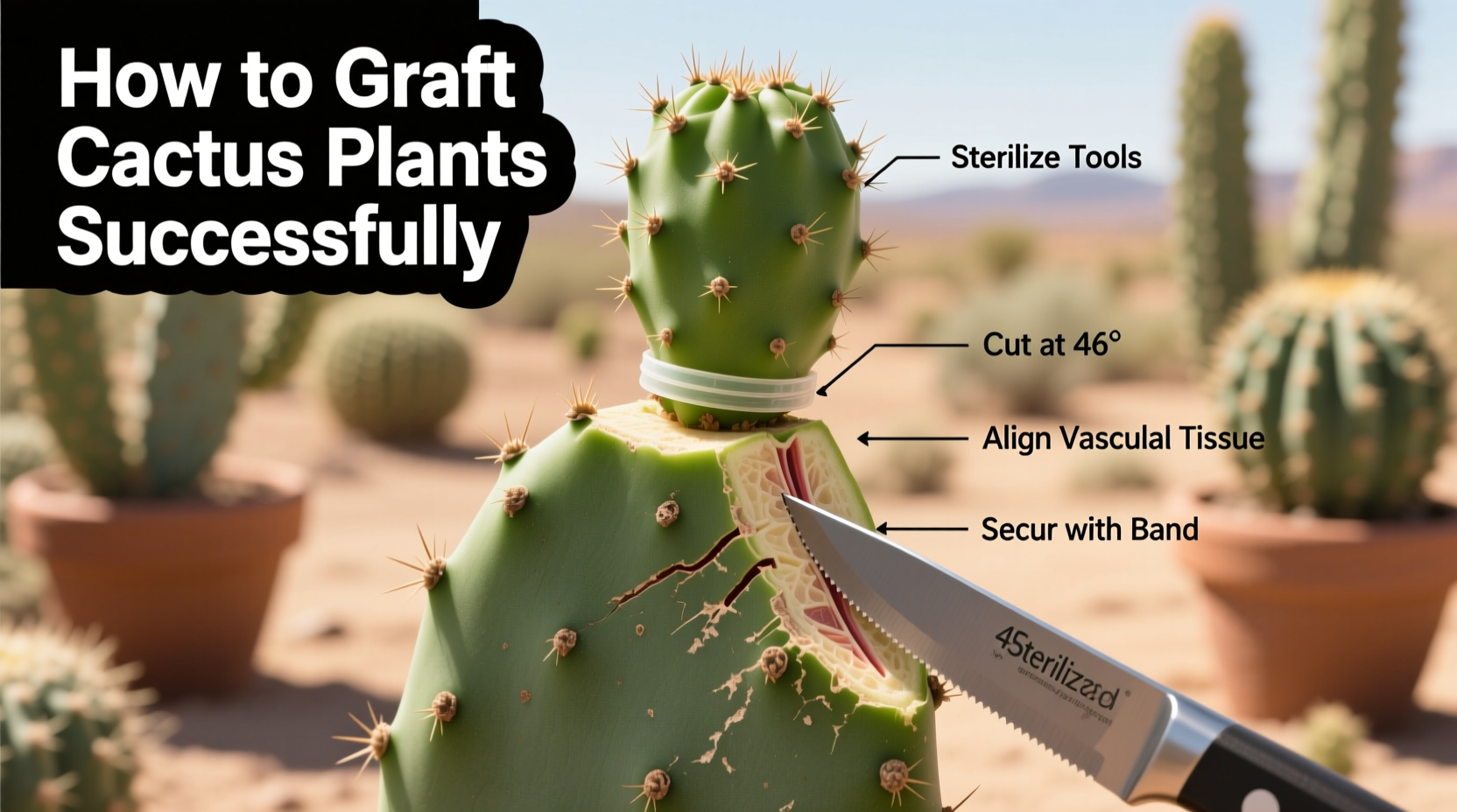 How to Graft Cactus Plants Successfully
