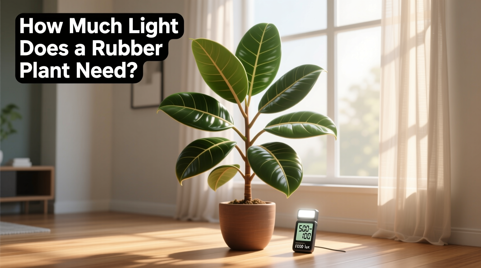 How Much Light Does a Rubber Plant Need?