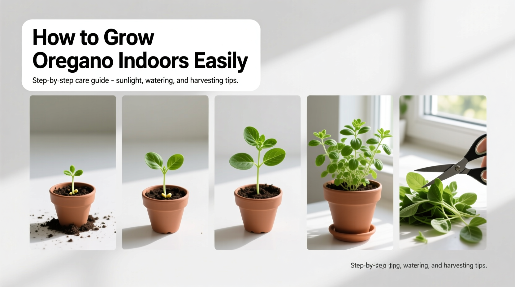 How to Grow Oregano Indoors Easily