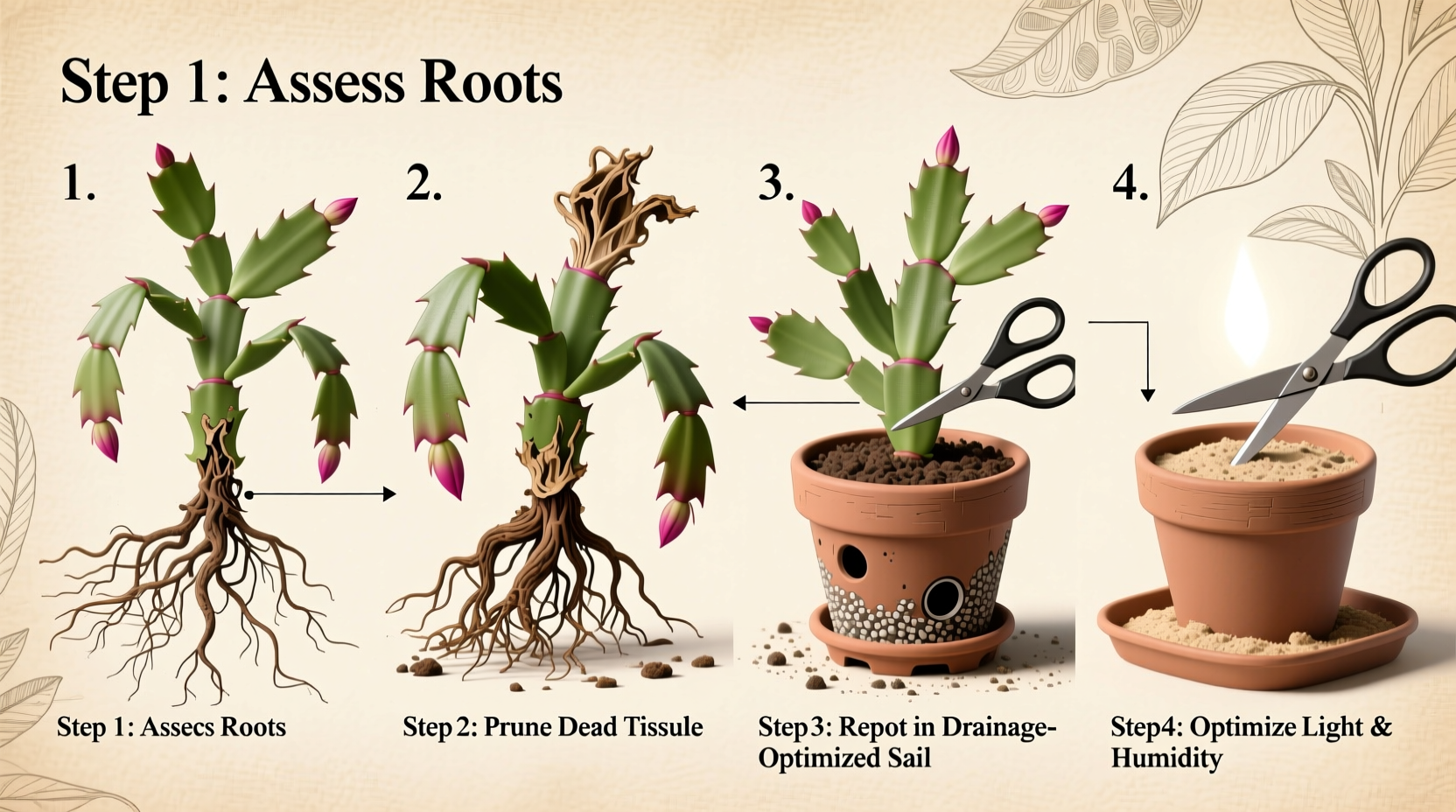 How to Revive a Wilted Christmas Cactus – Step-by-Step Guide