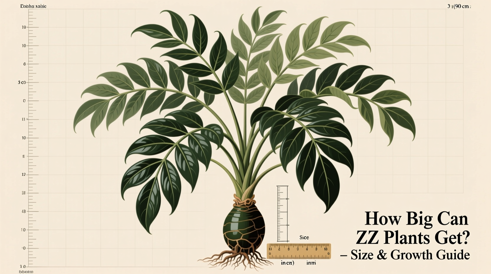 How Big Can ZZ Plants Get? Size & Growth Guide