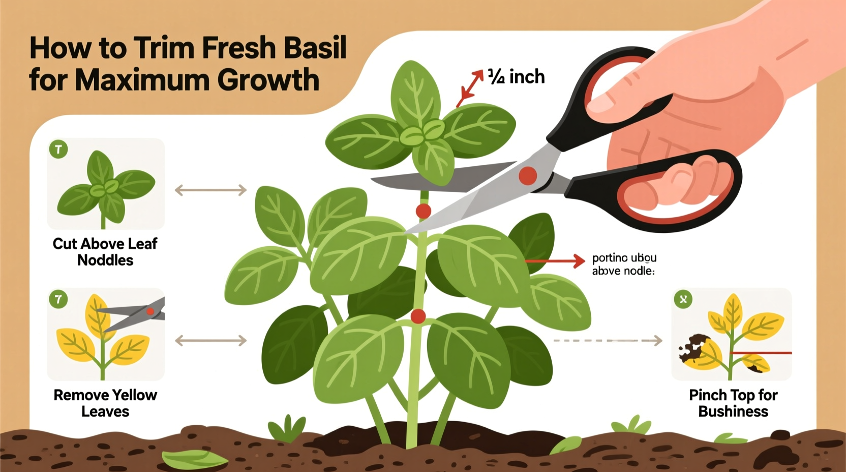 How to Trim Fresh Basil for Maximum Growth