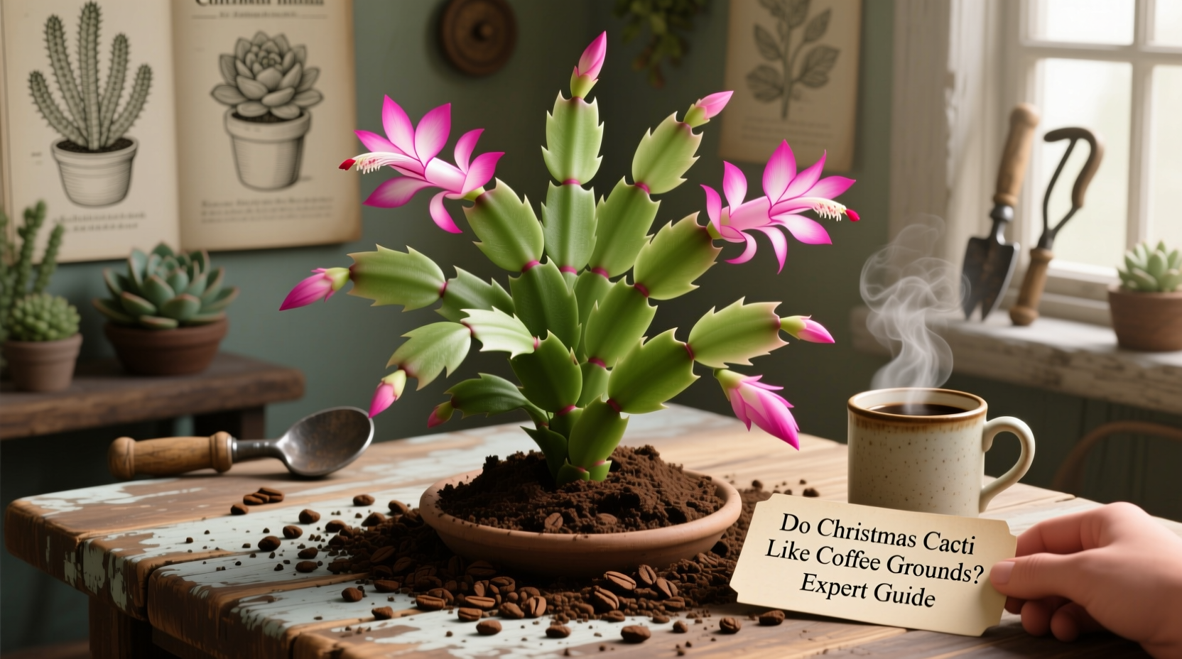Do Christmas Cacti Like Coffee Grounds? Expert Guide