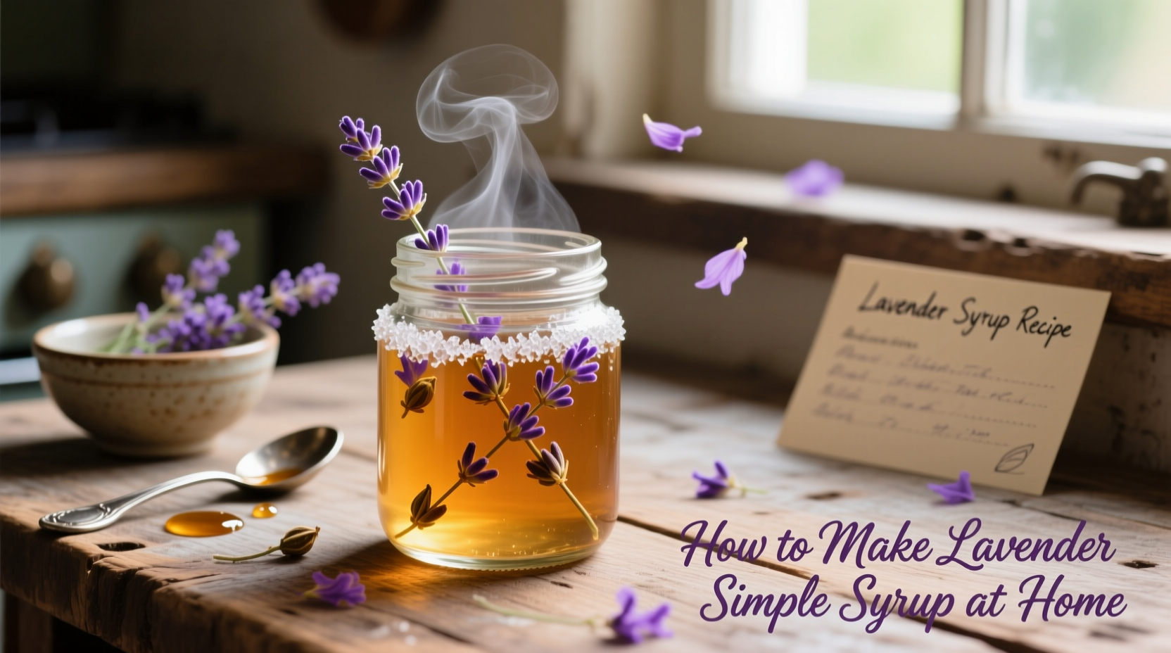How to Make Lavender Simple Syrup at Home