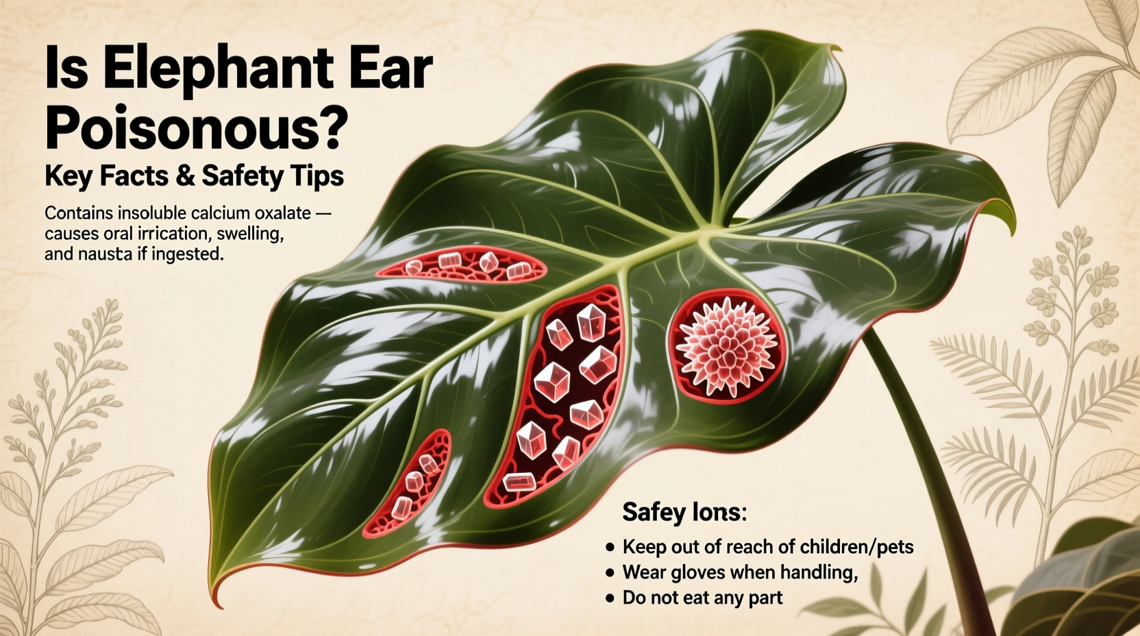 Is Elephant Ear Poisonous? Key Facts & Safety Tips