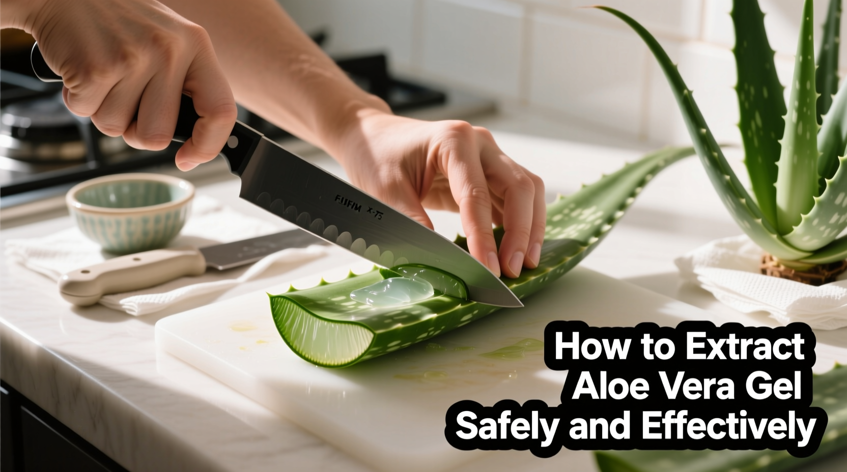 How to Extract Aloe Vera Gel Safely and Effectively