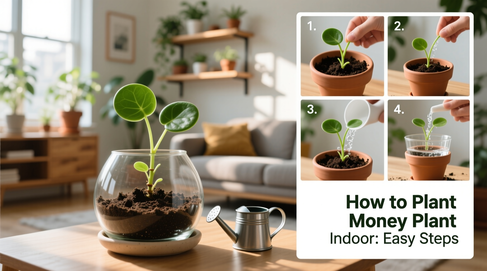 How to Plant Money Plant Indoor: Easy Steps