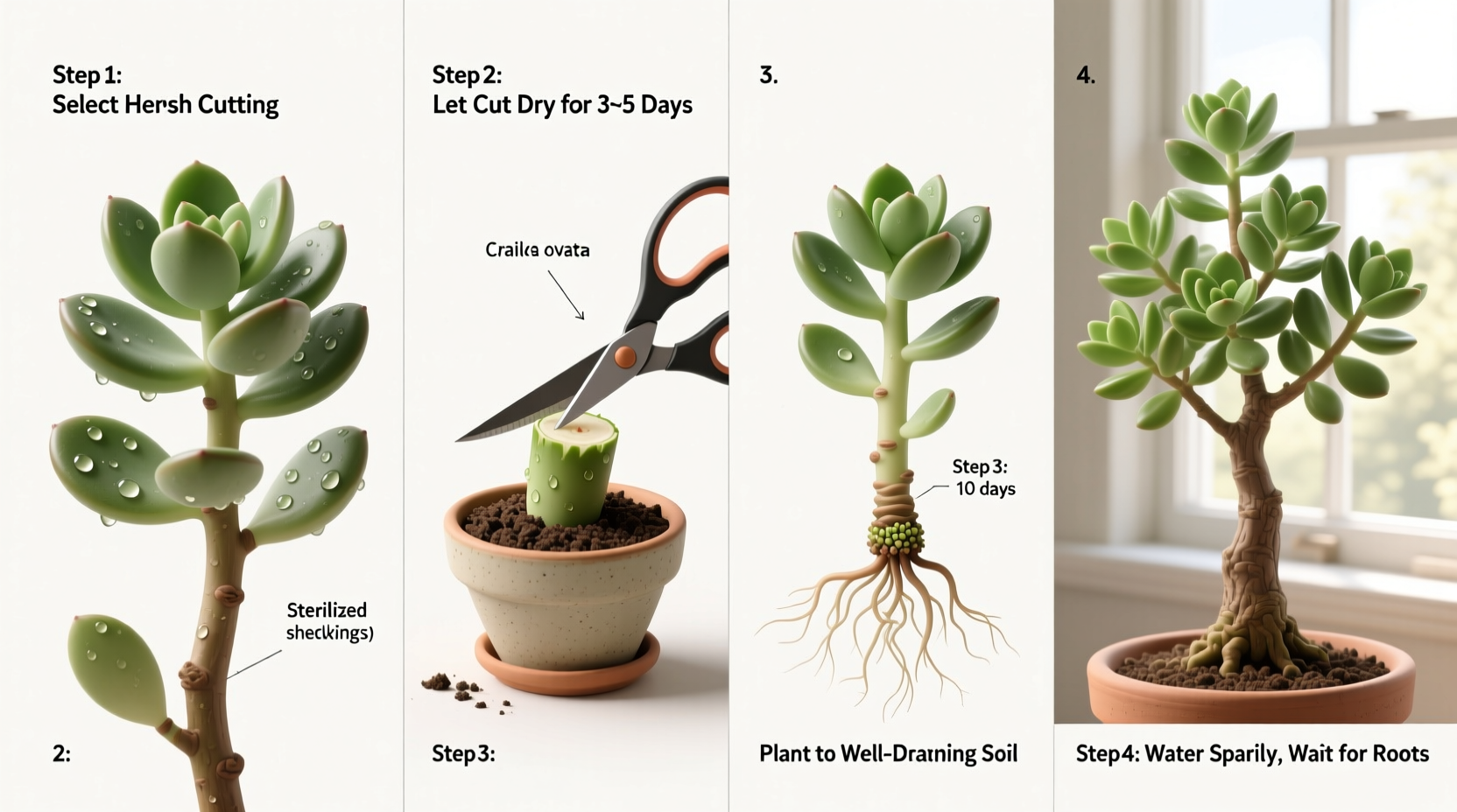 How to Grow a Jade Tree from Cuttings