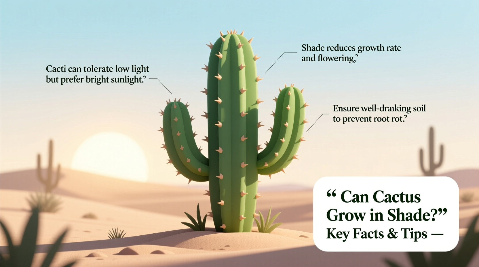 Can Cactus Grow in Shade? Key Facts & Tips