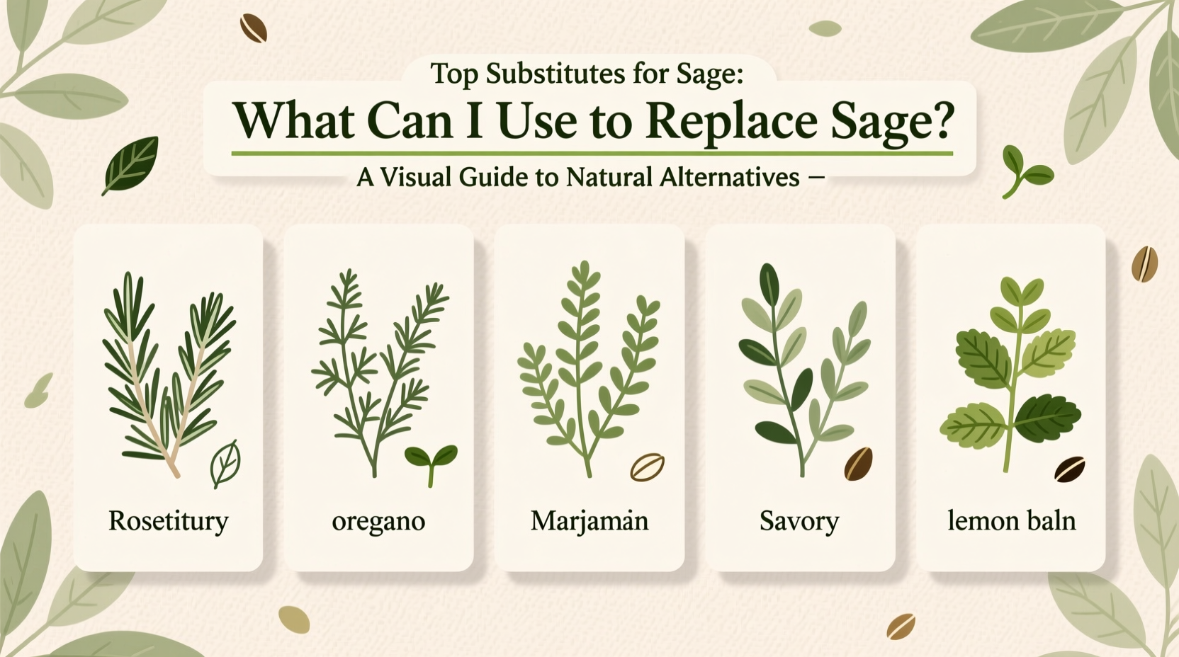 What Can I Use to Replace Sage? Top Substitutes