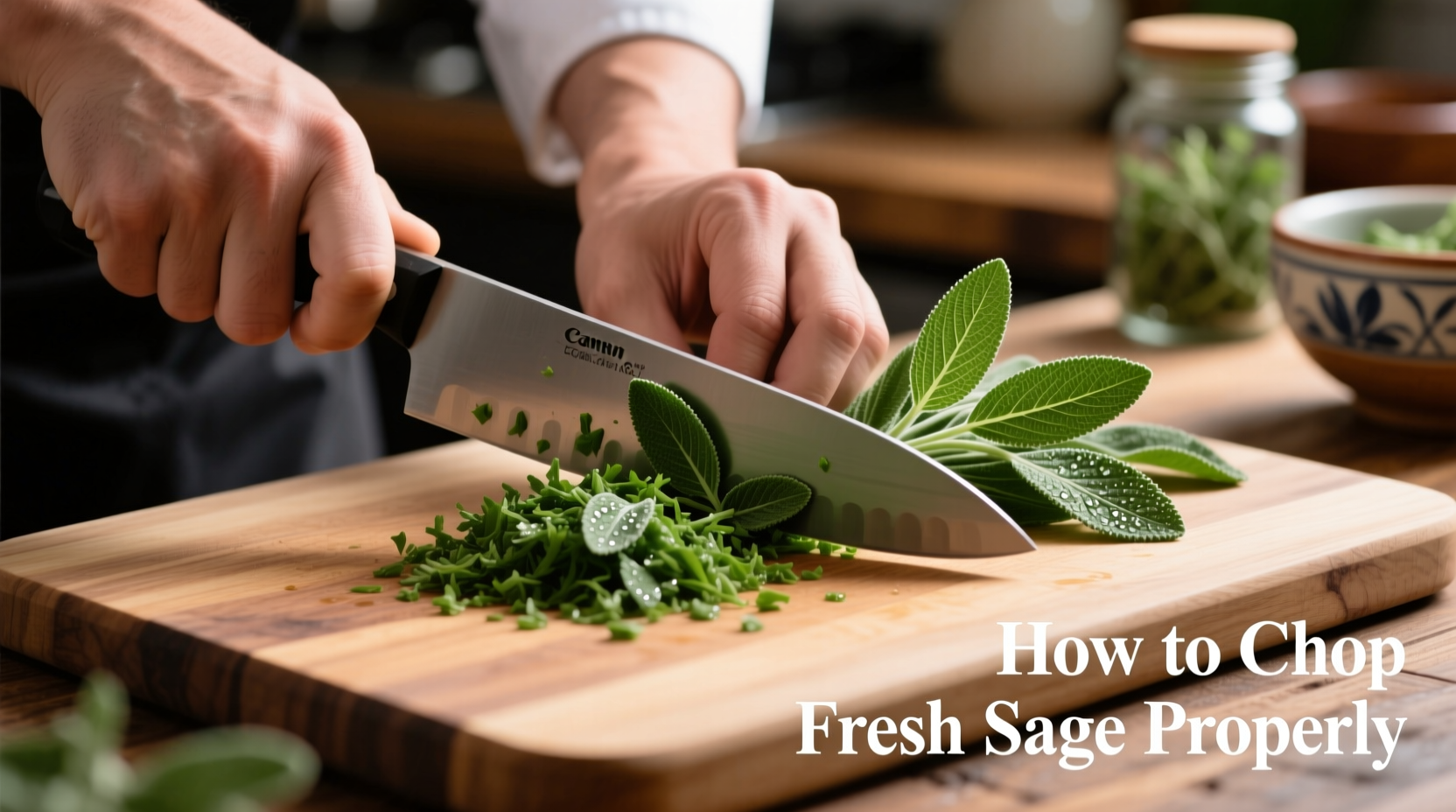 How to Chop Fresh Sage Properly