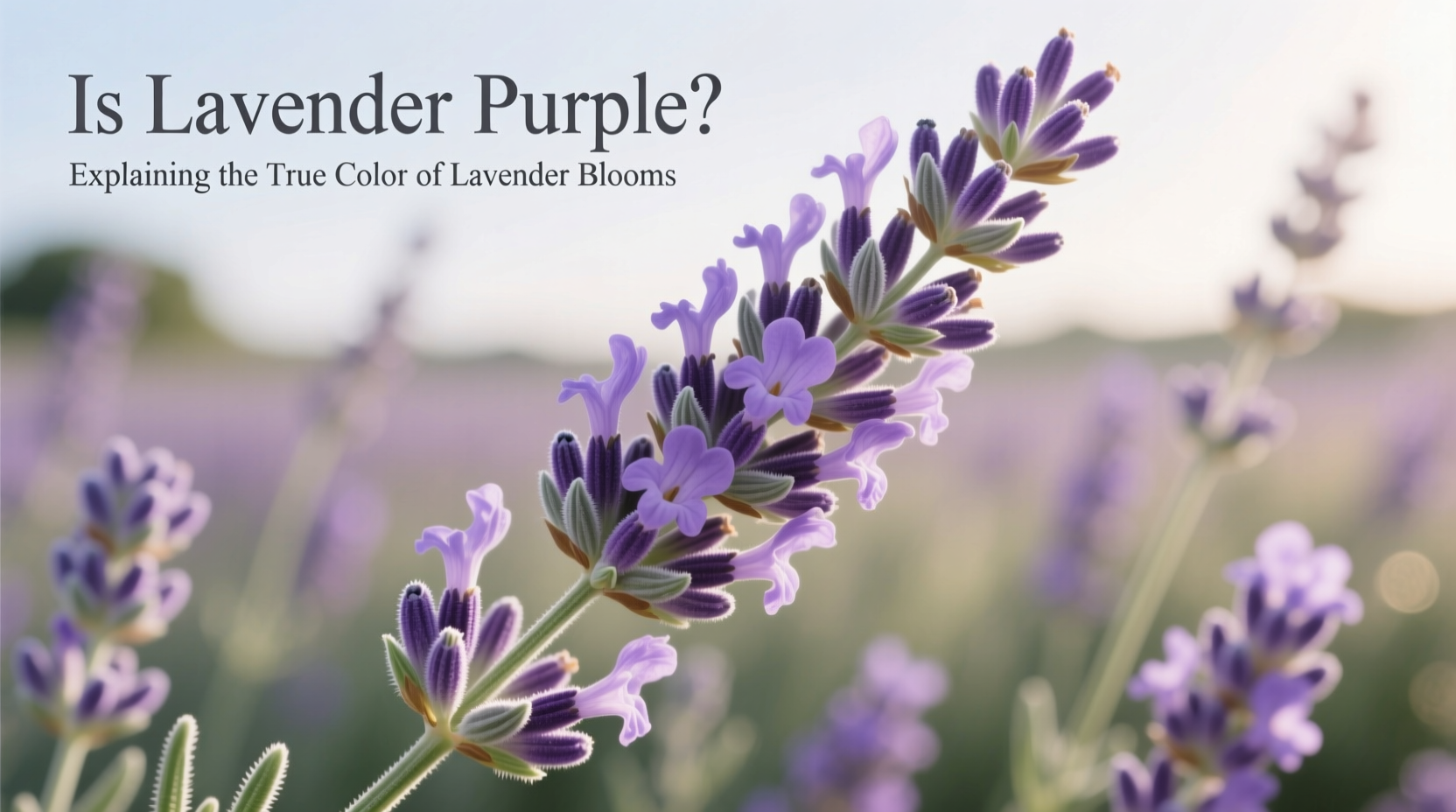 Is Lavender Purple? Explaining the True Color of Lavender Blooms