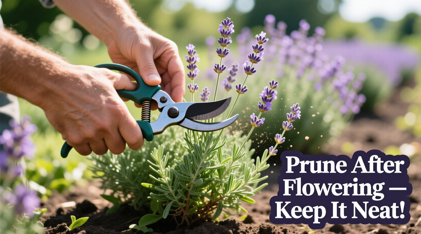 How to Prune Lavender in Summer Correctly