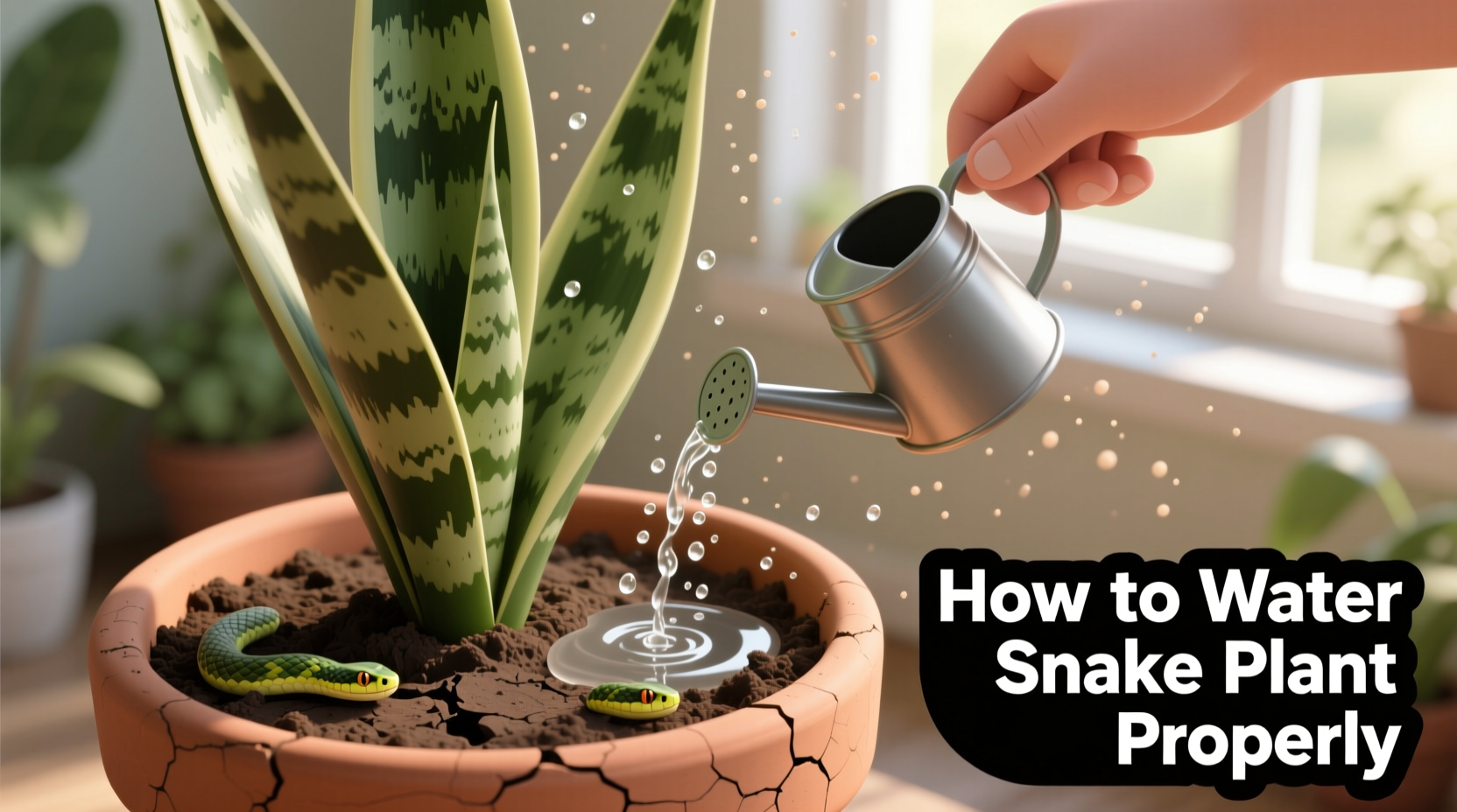 How to Water Snake Plant Properly