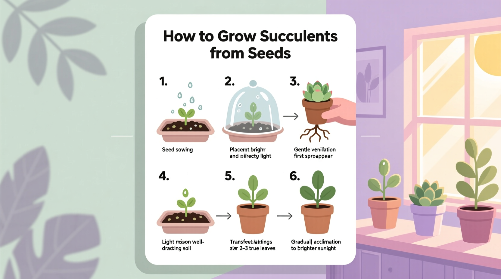 How to Grow Succulents from Seeds: Complete Guide