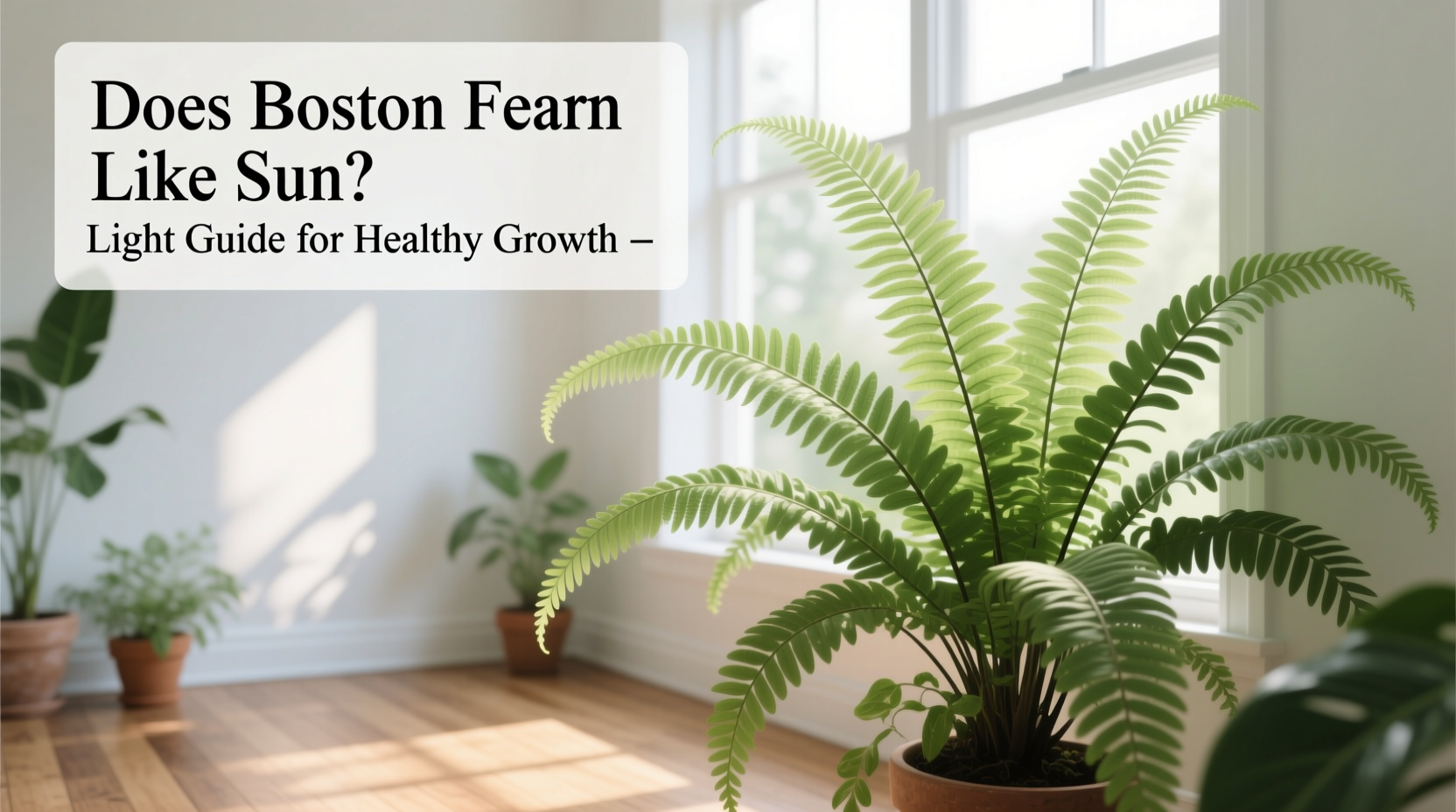 Does Boston Fern Like Sun? Light Guide for Healthy Growth