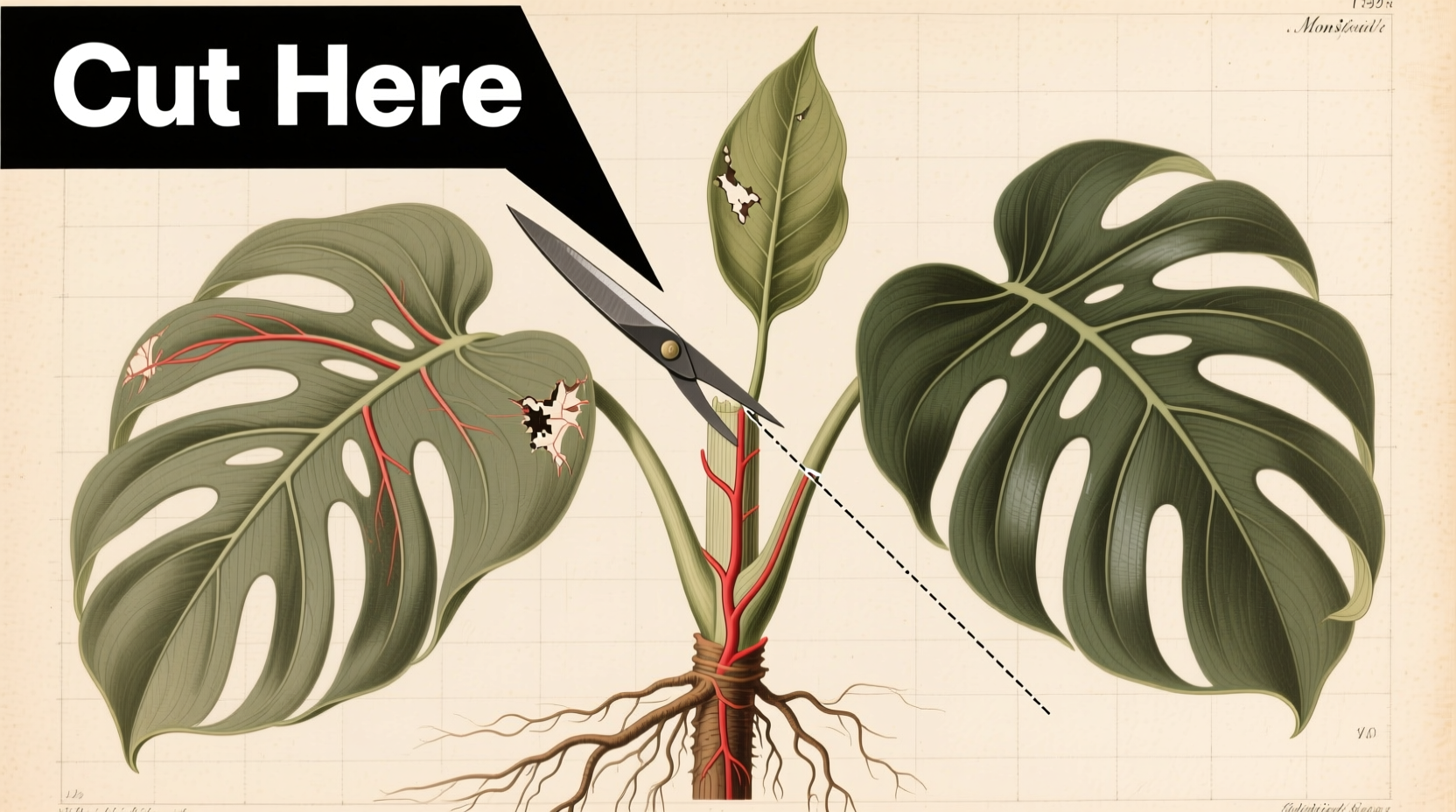 Where to Cut a Monstera for Healthy Growth