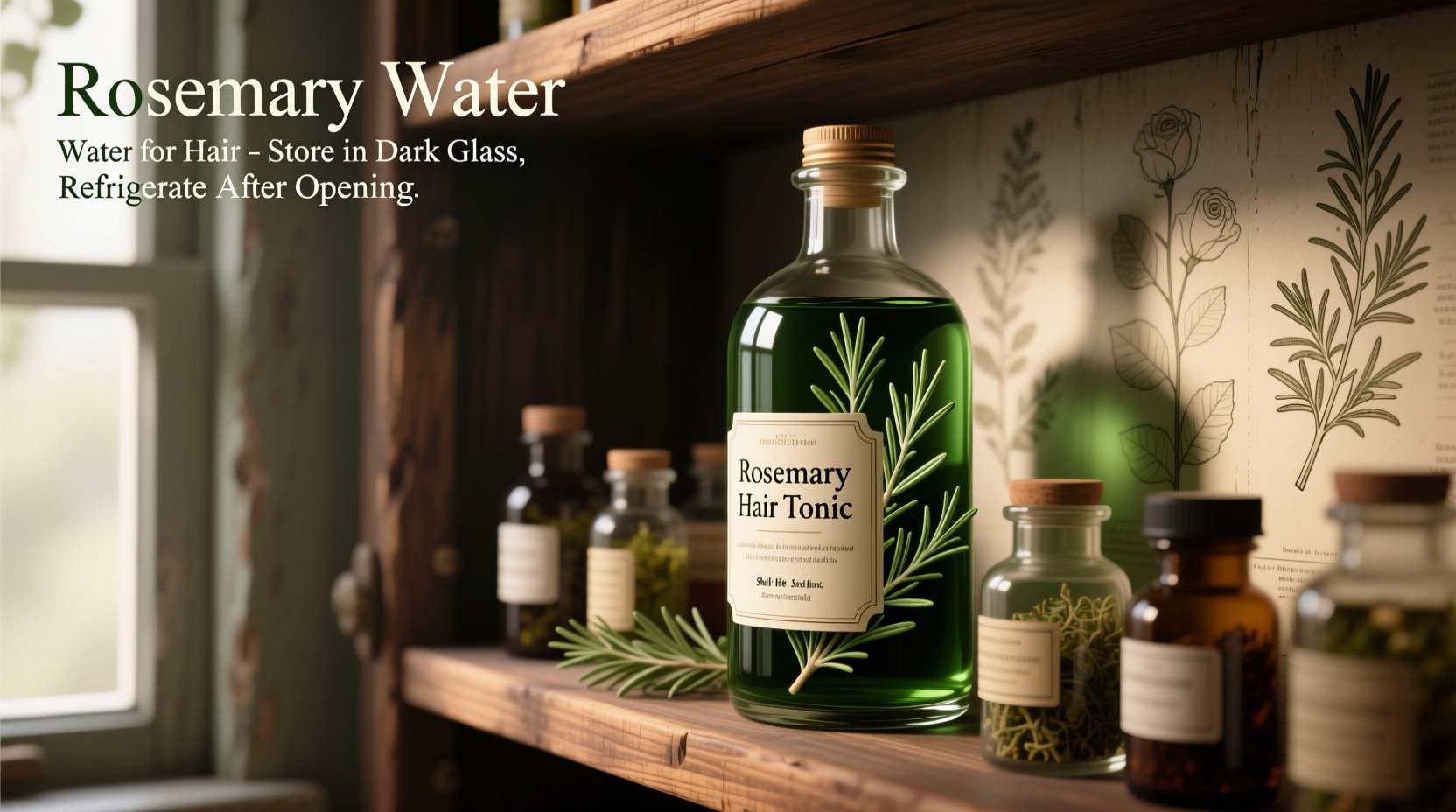 How to Store Rosemary Water for Hair Long-Term